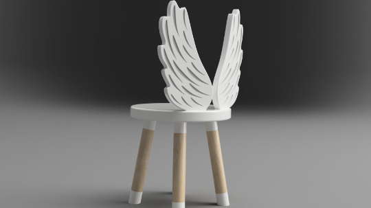 Angel discount wing chair