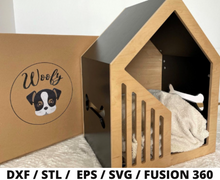 Load image into Gallery viewer, CNC file dog house
